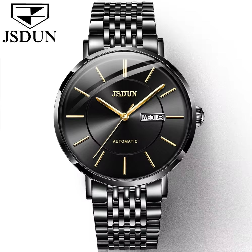 8835 Men Hand Watch Luxury Men Automatic Mechanical Watch Stainless Steel Band Date Timepiece Clock for Men