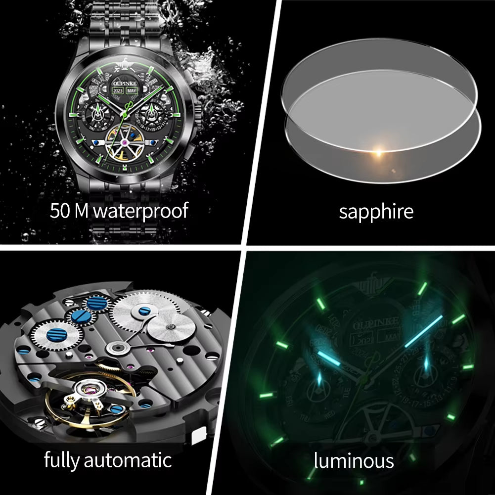 3235 Custom Logo Luxury Mechanical Watch New Design Automatic Mechanical Watch for Men