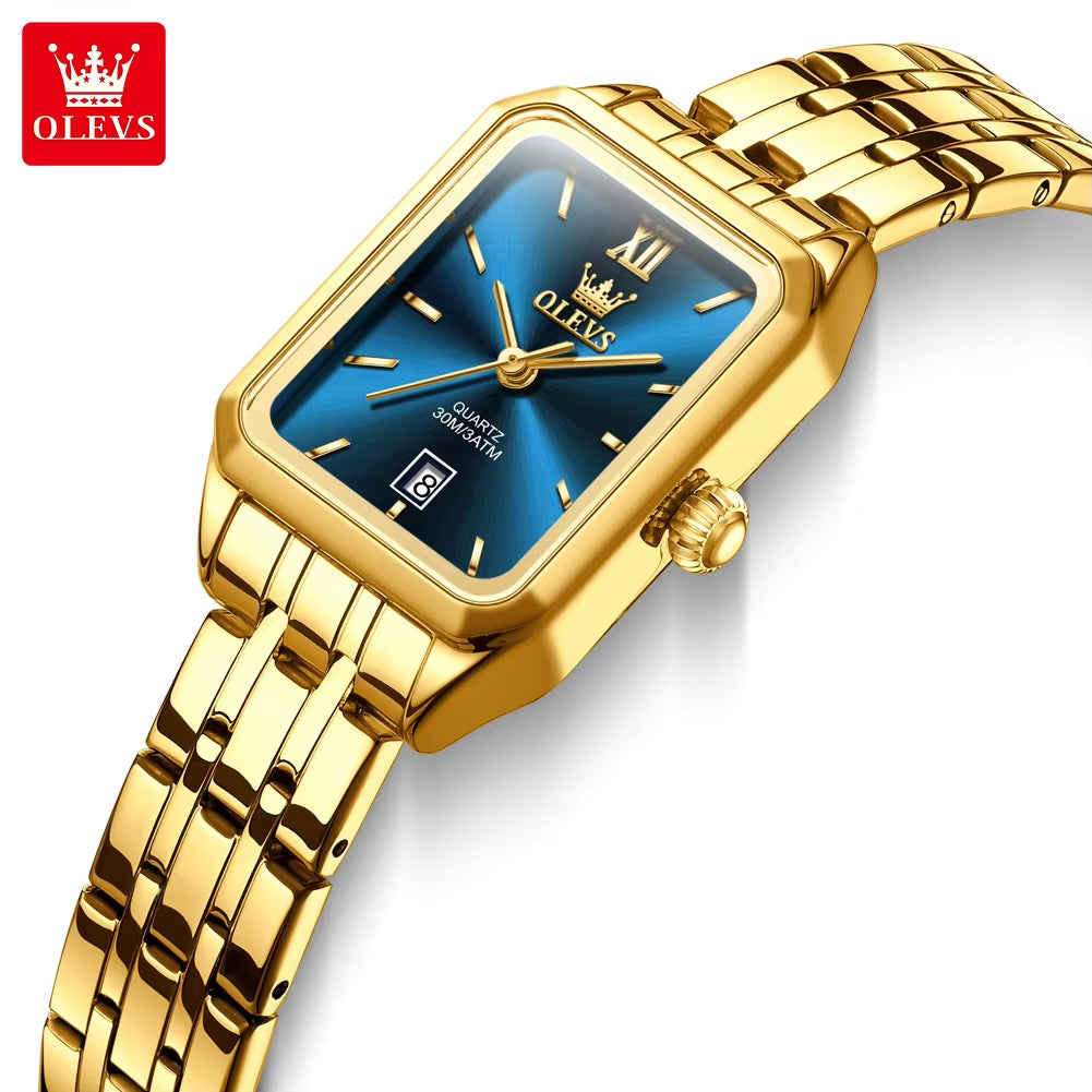 5616 Women Watch Diamond Luxury Wristwatch Elegant Female Gift Ladies Square Case Dial Minimalism Women Quartz Watches