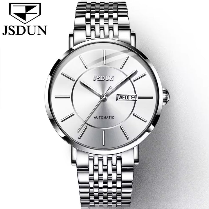 8835 Men Hand Watch Luxury Men Automatic Mechanical Watch Stainless Steel Band Date Timepiece Clock for Men