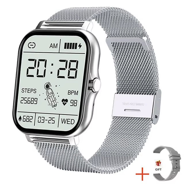 Premium Smart Watch for Men and Women - Full Touch Screen Sports Fitness Tracker with Bluetooth Calling Capability