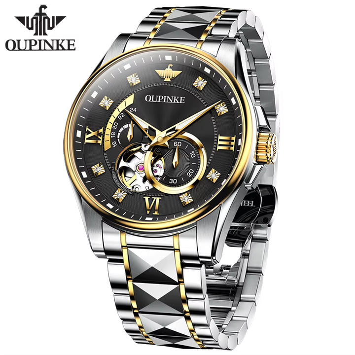 3245 Custom OEM Premium Luxury Japanese Automatic Tourbillon Mechanical Watches for Men with Luminous Feature