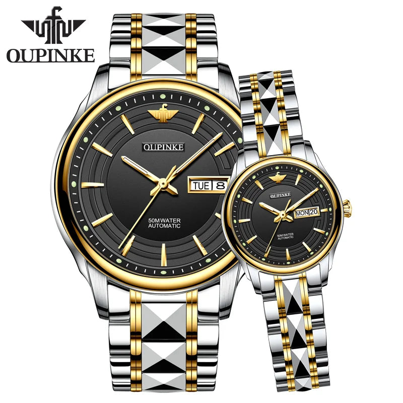 3170 Brand Luxury Women Mechanical Watches Couple Sport Casual Fashion White Men Watches Automatic Wrist Watches