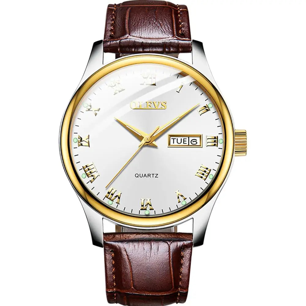 5568 Custom LOGO Fashion Casual Quartz Watch Unisex Watch Water Resistant Feature Watch for Men and Women