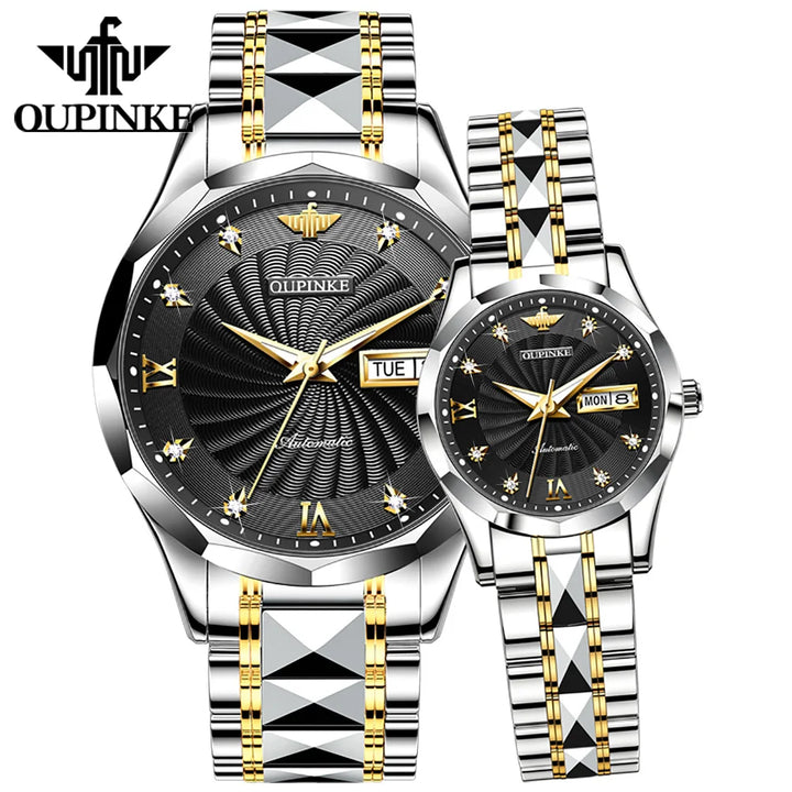 3169 Lovers Waterproof Custom Logo Low MOQ High Quality Simple Luxury Original Brand Couple Men Women Mechanical Watch