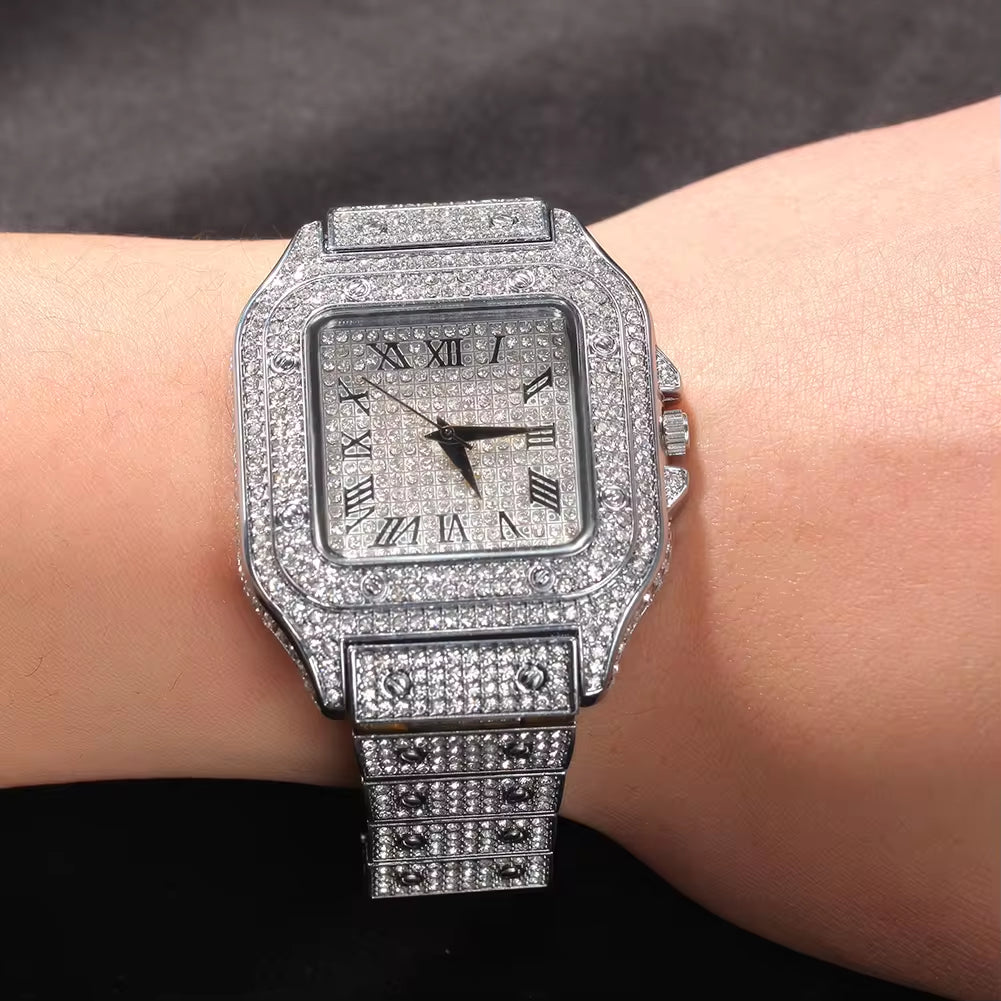 2024 Luxury Iced Out Hip Hop Watches for Men and Women