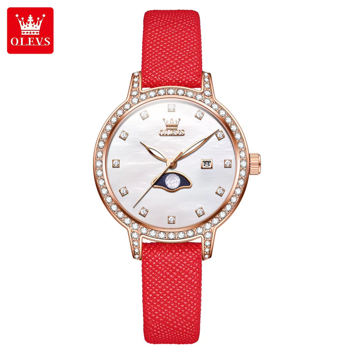 5597 Watchband Ladies Wrist Leather Sport Watches Women Locket Newest Popular Womans Bracelet Watch