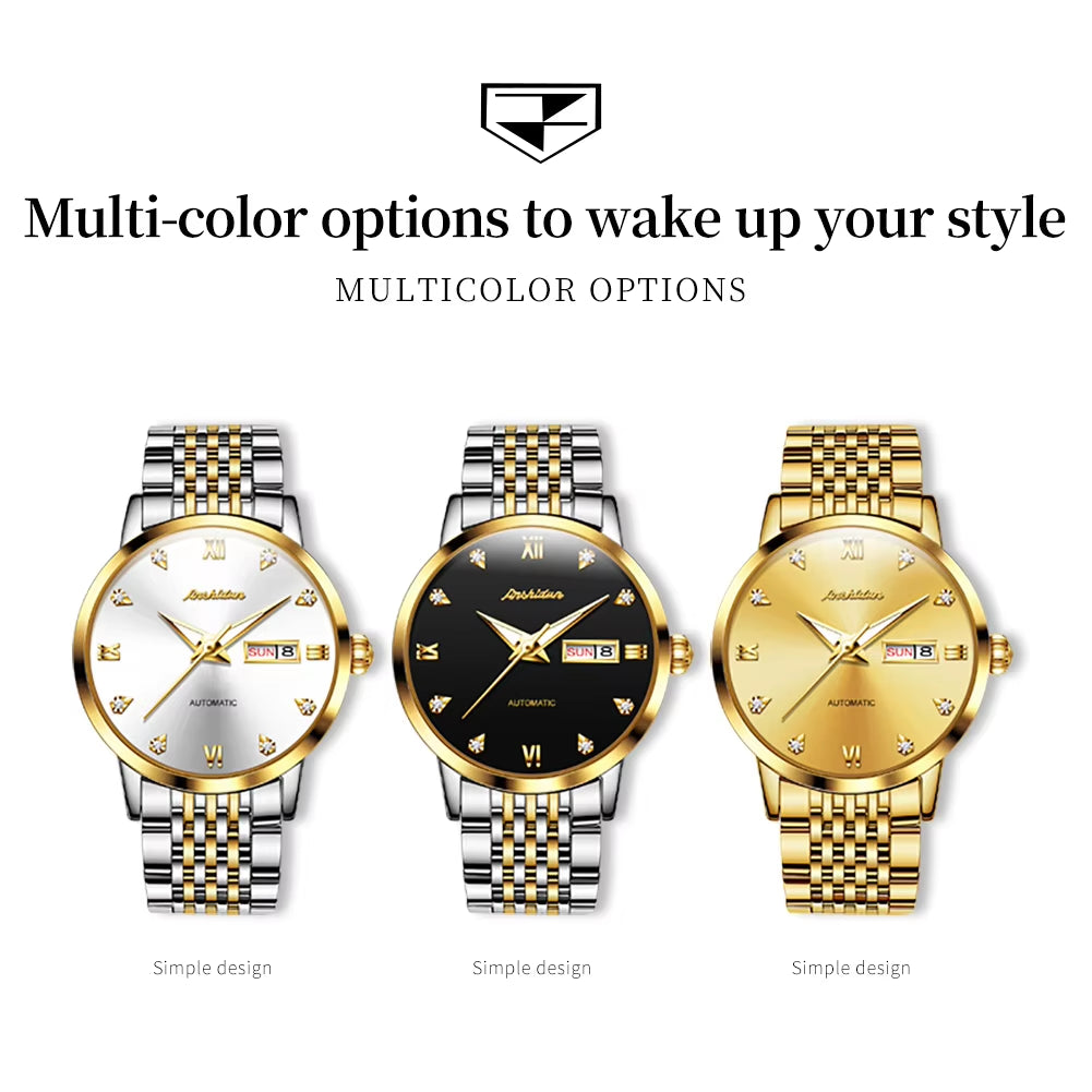 8807Custom Logo Luxury Brand Waterproof Luxury Sports Automatic Mechanical Wrist Watch for Man