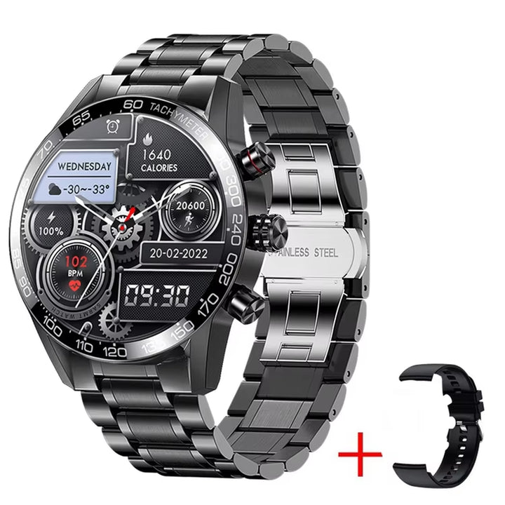 Men's Business Smartwatch with HD Display and Smart Calling Features