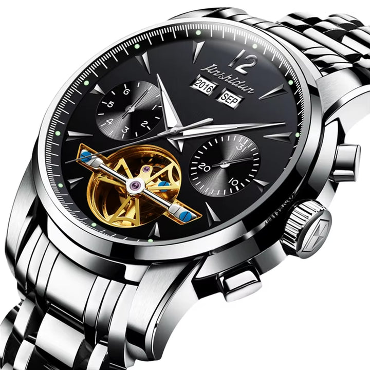 8738 Hot Oem Custom Chinese Fashion Manufacturer Luxury Watch Men Stainless Steel Waterproof Mechanical Watch