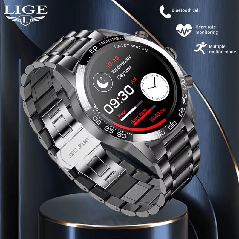 Men's Business Smartwatch with HD Display and Smart Calling Features