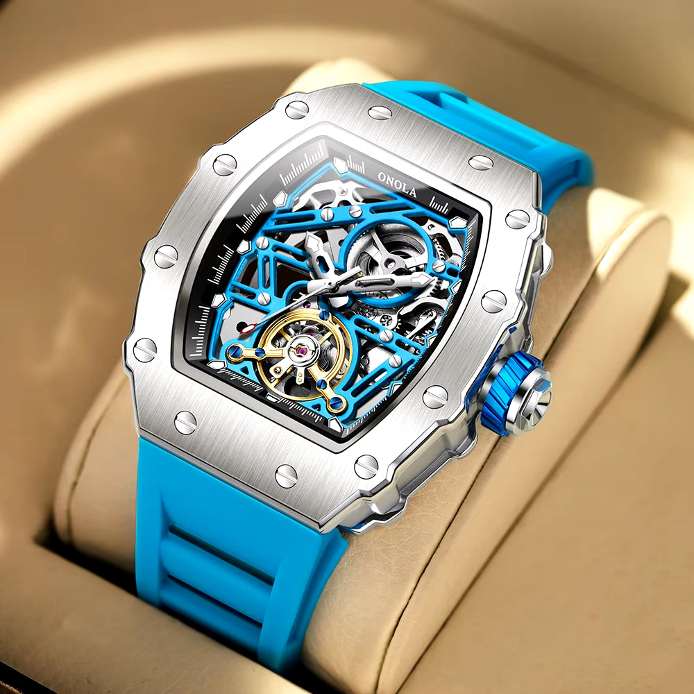 Luxury Waterproof Mechanical Watch for Men - Business and Leisure Timepiece