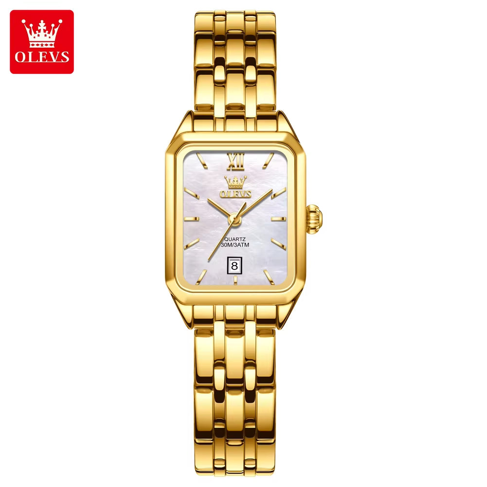 5616 Women Watch Diamond Luxury Wristwatch Elegant Female Gift Ladies Square Case Dial Minimalism Women Quartz Watches