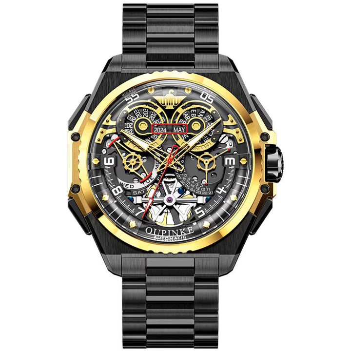 3266 OEM Custom Skeleton Luxury Automatic Mechanical Watch for Men - High Quality Multi-Functional Design