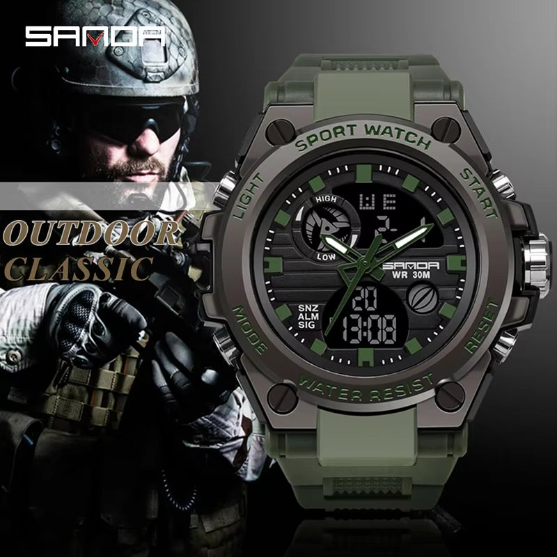 Men's Fashion LED Waterproof Digital Sports Watch - Wholesale Factory Wristwatch