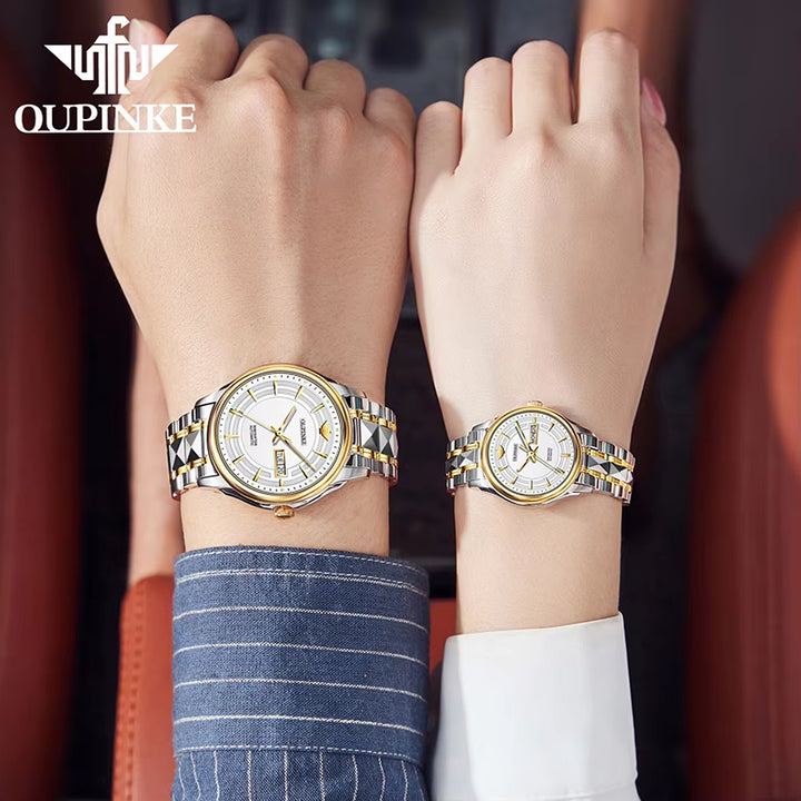 3170 Brand Luxury Women Mechanical Watches Couple Sport Casual Fashion White Men Watches Automatic Wrist Watches