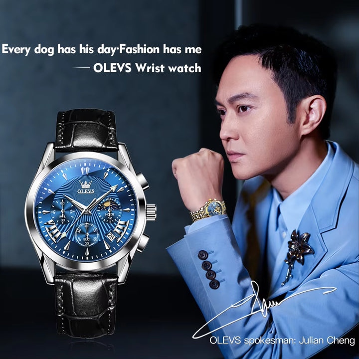 OLEVS 2876 New Factory OEM Customize Private Label Luxury Quartz Men Hot Sale Watches Men Wrist Wristwatches Men Quartz Watch