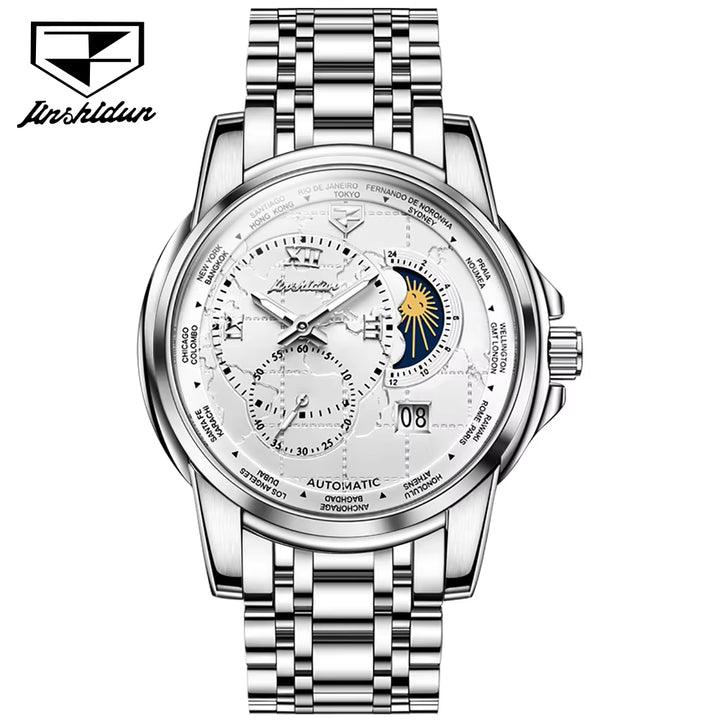 8920 Stainless Steel Luxury Brand Wrist Automatic Movement Mechanical Watch for Men