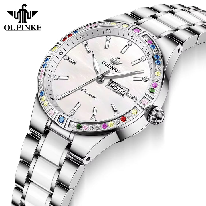 3283 Wholesale of Fashionable Japanese Movement Diamond Inlaid Women'S Watch Manufacturers in Stock OEM