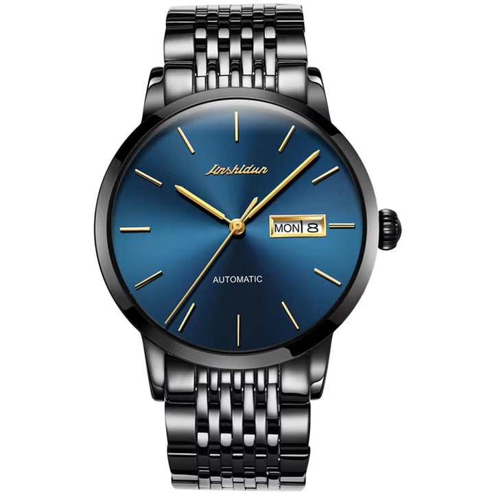 8812 Oem Watch Promotional Japanese Movement Stainless Steel Leather Waterproof Automatic Mechanical Wrist Watch