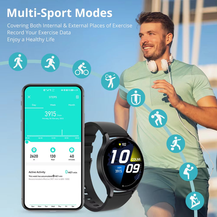 I28 Ultra Smartwatch with AMOLED Display - Fashionable Sports and Outdoor Smartwatch Featuring AI GPT and Prayer Timings for Men and Women