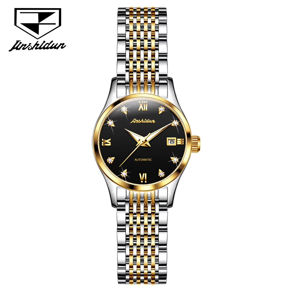 8807 Private Label Men Mechanical Watches Analog Fashion Leather Waterproof Automatic Wristwatch