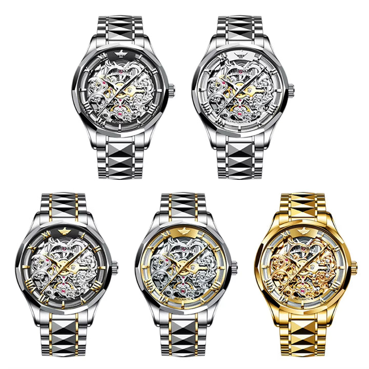 3168 Luxury Waterproof Mechanical Wristwatch for Men with Custom Logo and High-Quality OEM Design