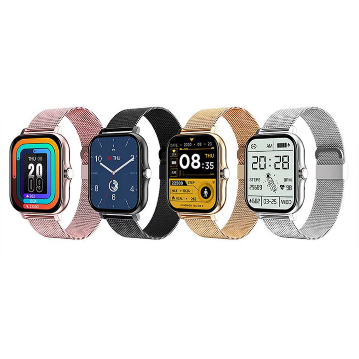 Premium Smart Watch for Men and Women - Full Touch Screen Sports Fitness Tracker with Bluetooth Calling Capability