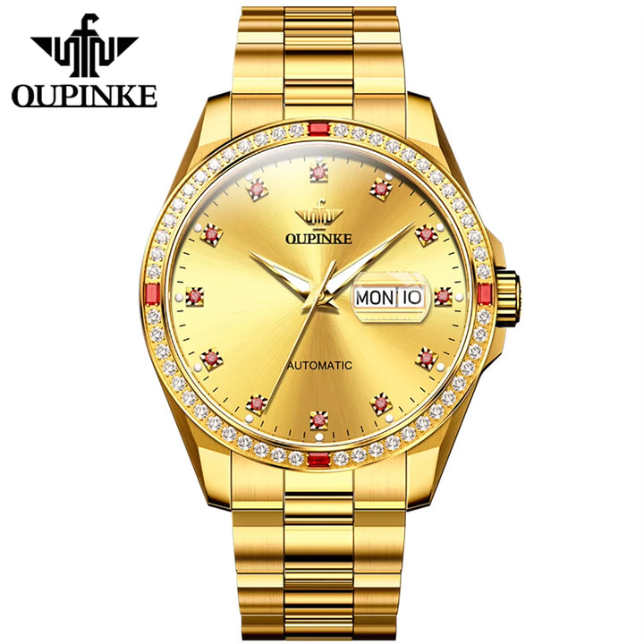 3261OEM ODM High Quality Watch Men Luxury Stainless Steel Sapphire Glass Waterproof Mechanical Watch