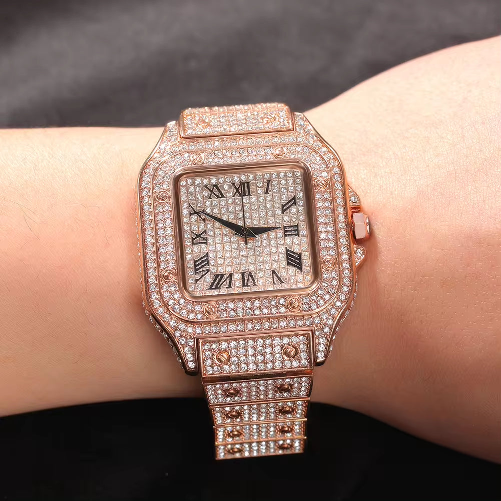 2024 Luxury Iced Out Hip Hop Watches for Men and Women