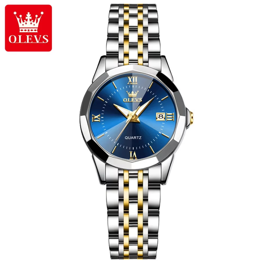 9989 Watches Bracelet Set Men Relojes Para Mujer Fashion Gold Steel Belt Reloj De Lujo Wrist Watch