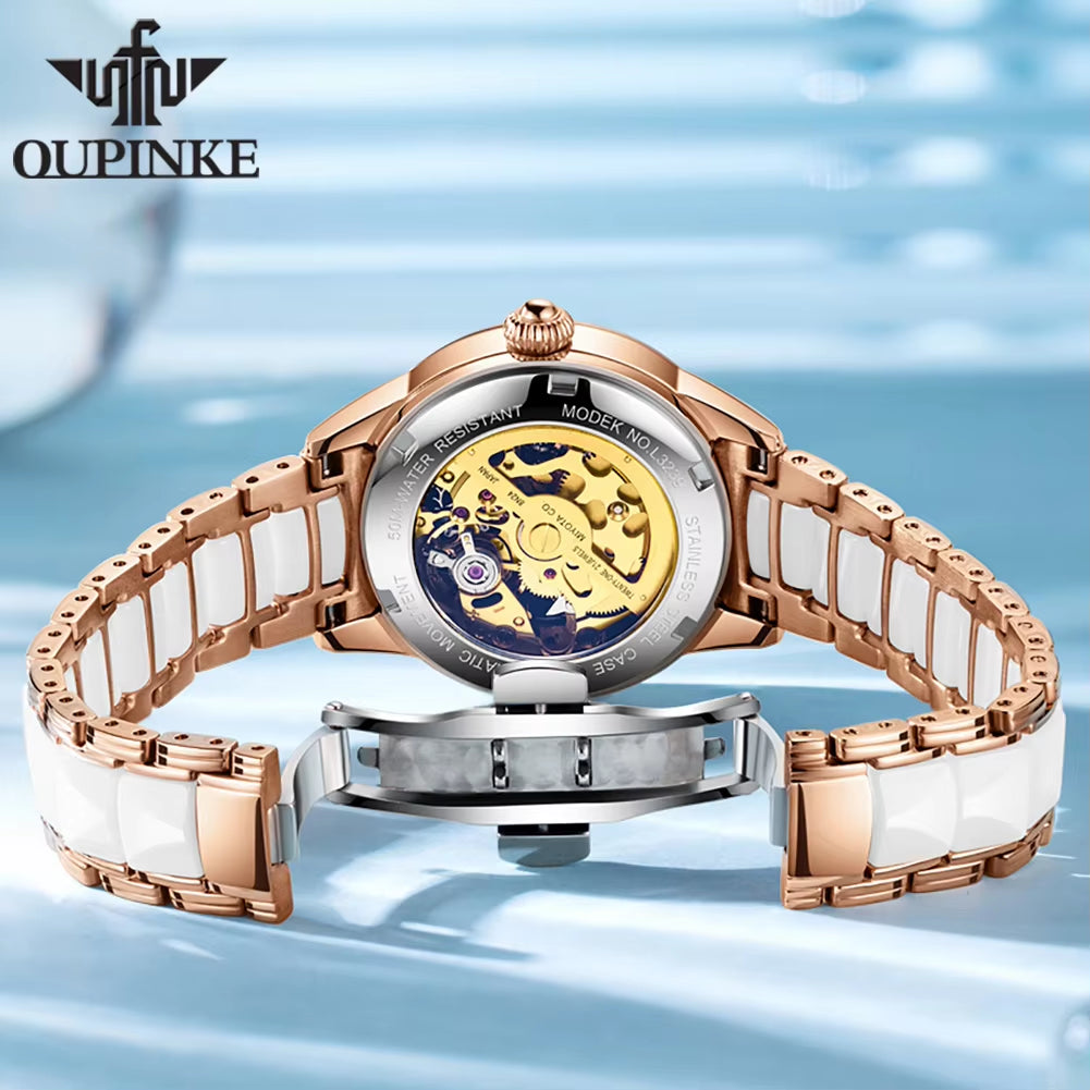 3239 Series Mechanical Skeleton Watches Women Wrist Luxury Watch Custom Logo Women Ladies Watches Brands Luxury