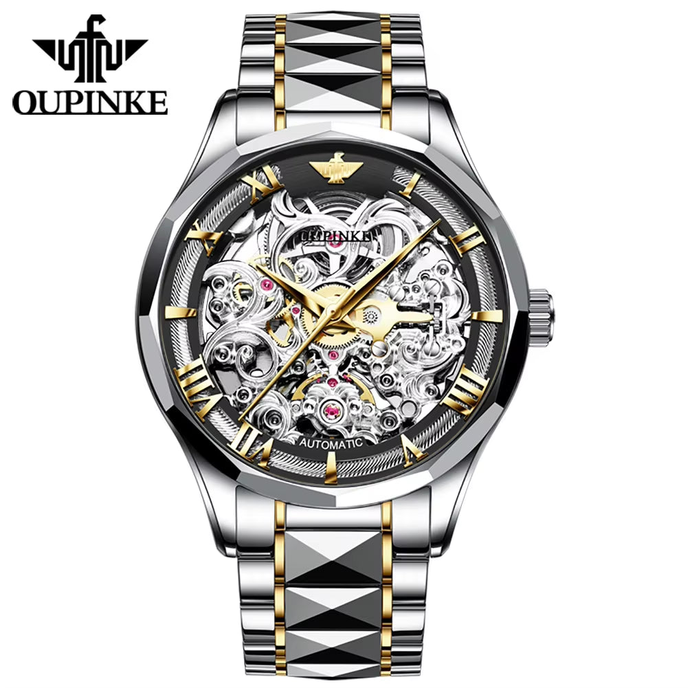 3168 Luxury Waterproof Mechanical Wristwatch for Men with Custom Logo and High-Quality OEM Design