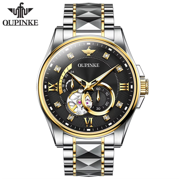 3245 Custom OEM Premium Luxury Japanese Automatic Tourbillon Mechanical Watches for Men with Luminous Feature