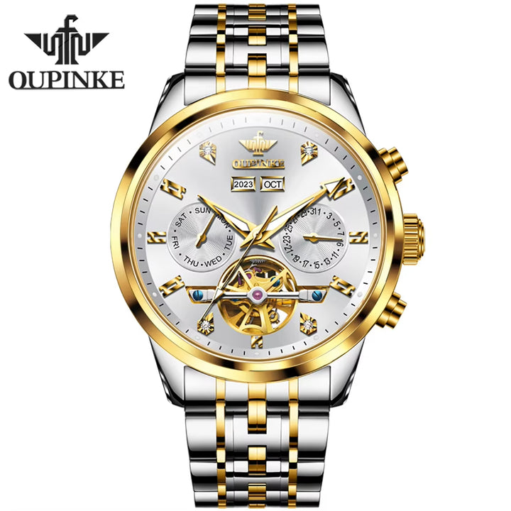 3248 Custom Luxury Fashion Relojes Hombre Montre Homme Wrist Watch Skeleton Skeleton Automatic Movements Mechanical