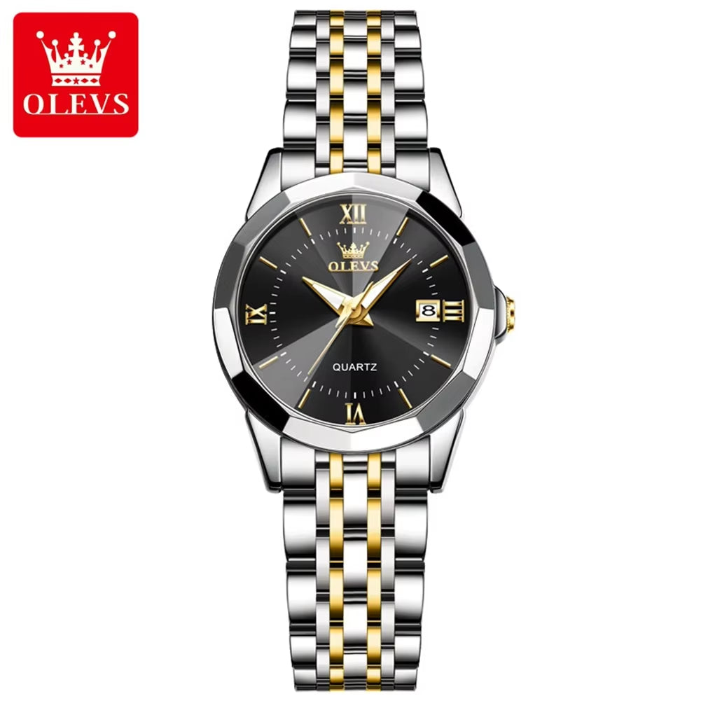 9989 Watches Bracelet Set Men Relojes Para Mujer Fashion Gold Steel Belt Reloj De Lujo Wrist Watch