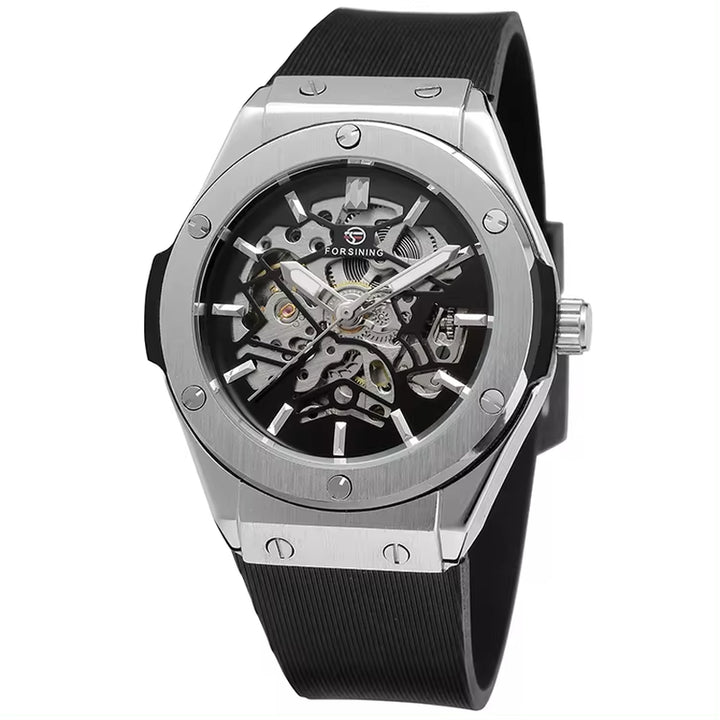 Men's Custom Logo Tourbillon Automatic Mechanical Luxury Wristwatch