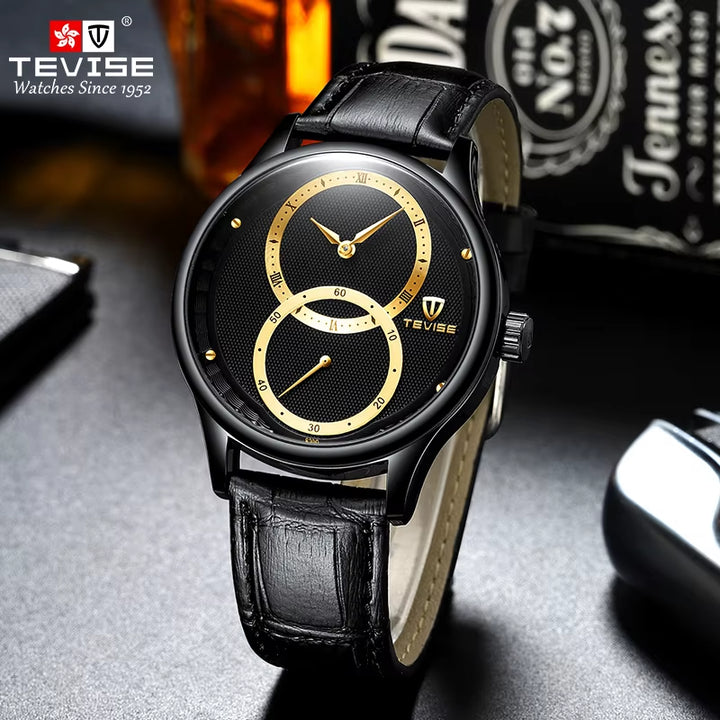 T820C Sport Business Watch Multiple Time Zone Classic Men'S Automatic Mechanical Wrist Watch Could Customized Own Logo