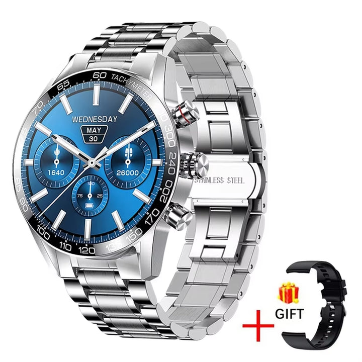 Men's Business Smartwatch with HD Display and Smart Calling Features