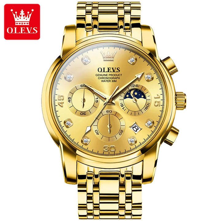 2889 Men's Luxury Imported Quartz Watch with Band