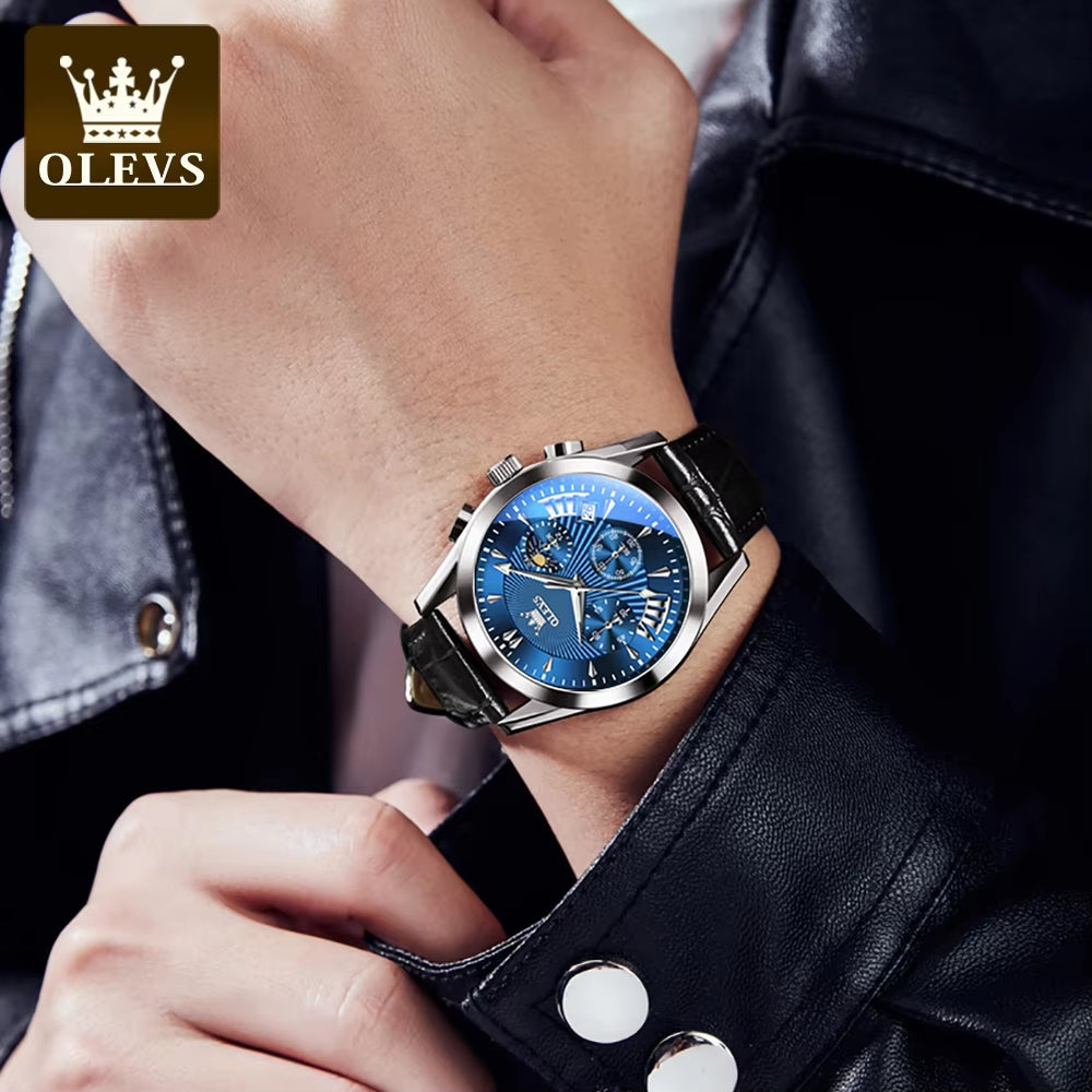 OLEVS 2876 New Factory OEM Customize Private Label Luxury Quartz Men Hot Sale Watches Men Wrist Wristwatches Men Quartz Watch