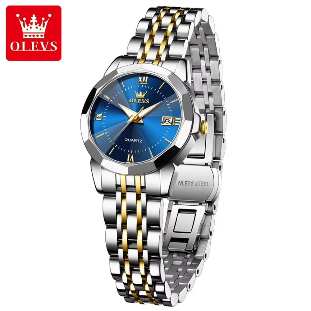 9989 Watches Bracelet Set Men Relojes Para Mujer Fashion Gold Steel Belt Reloj De Lujo Wrist Watch