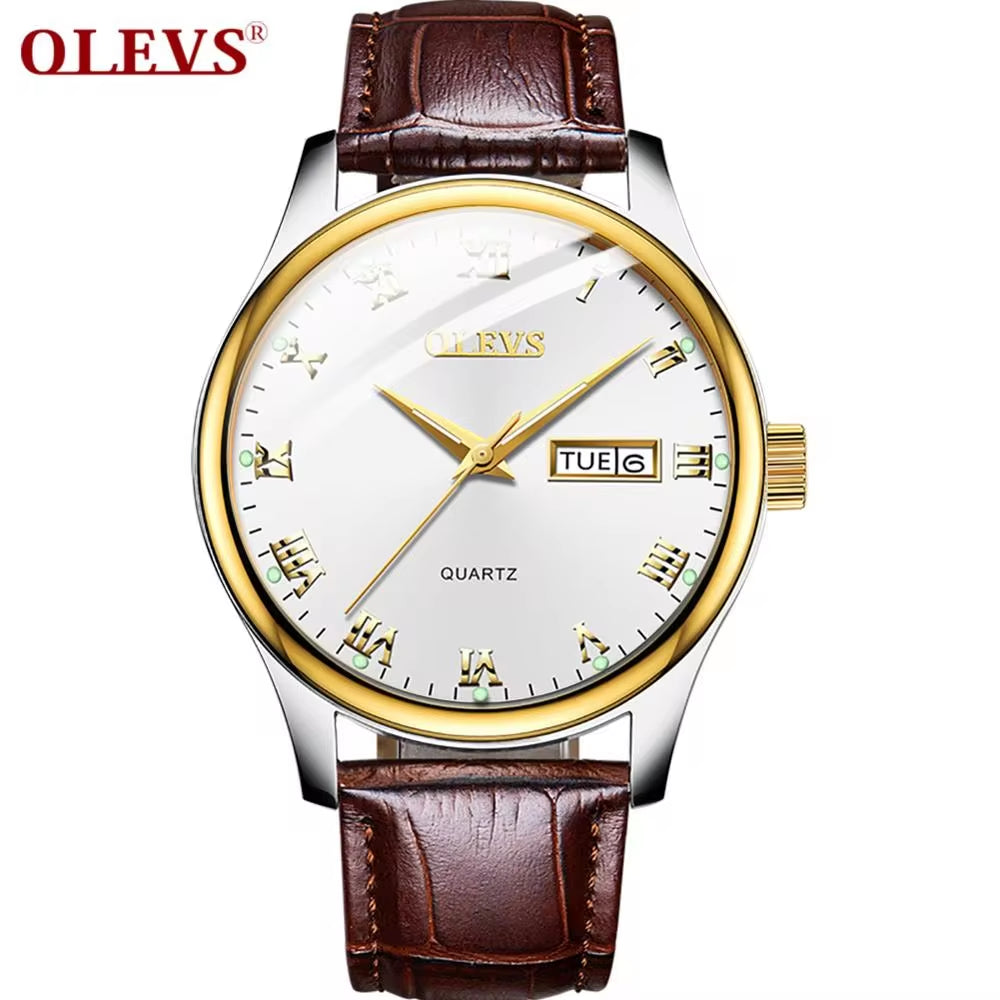 5568 Custom LOGO Fashion Casual Quartz Watch Unisex Watch Water Resistant Feature Watch for Men and Women