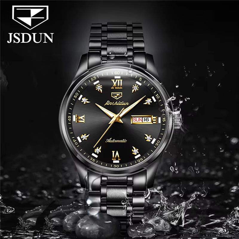 8763 Wholesale Reloj OEM Original Movement Stainless Steel Sports Fashion Casual Luxury Mechanical Mens Wrist Watch