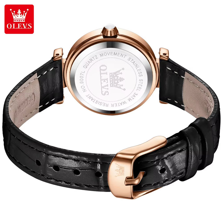 9907 Customized Logo Wristwatch Wholesale New Design Leather Girl Watch Geneva Luxury Ladies Canvas Quartz Watch for Women