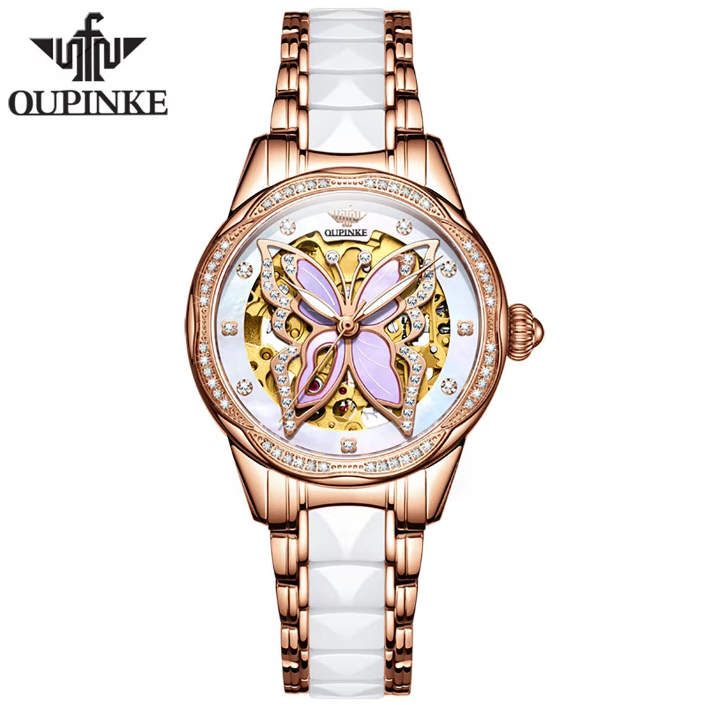 3239 Series Mechanical Skeleton Watches Women Wrist Luxury Watch Custom Logo Women Ladies Watches Brands Luxury