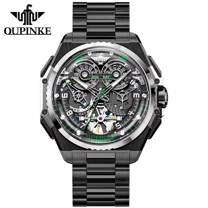 3266 OEM Custom Skeleton Luxury Automatic Mechanical Watch for Men - High Quality Multi-Functional Design