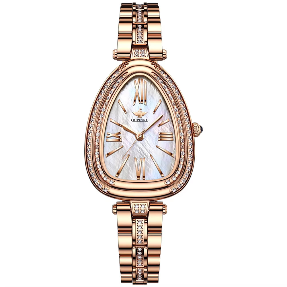 Oupinke 3192 Brand Oval Watches Waterproof Customized Wrist Watch High Quality Women Wrist Watch