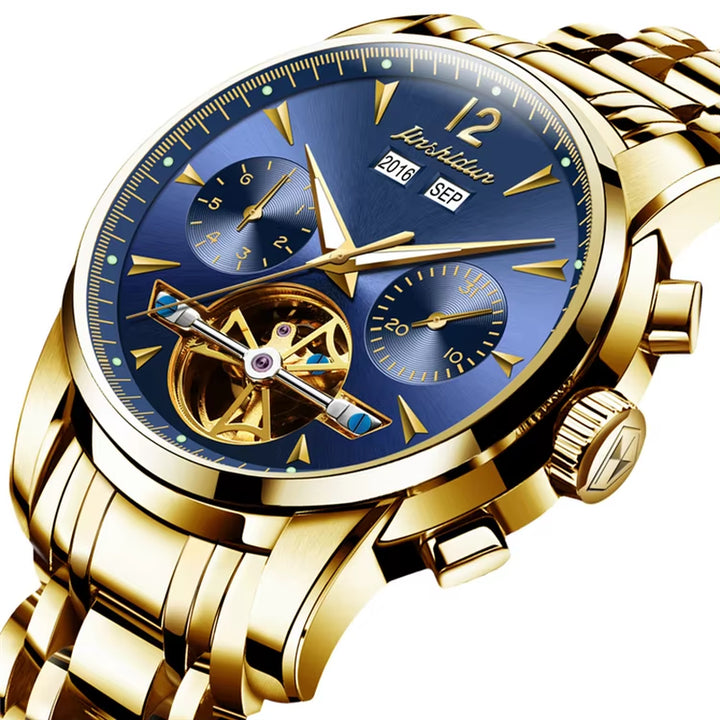 8738 Hot Oem Custom Chinese Fashion Manufacturer Luxury Watch Men Stainless Steel Waterproof Mechanical Watch