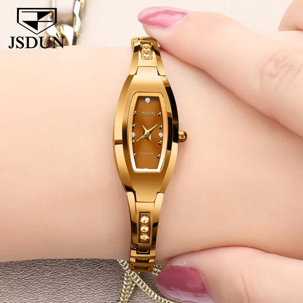 6530 Women Fashion Popular Automatic Mechanical Wristwatch Steel Band Waterproof Beatiful Dress Gift Watch for Women 2020